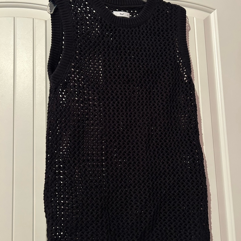 Tna Black Knit Top